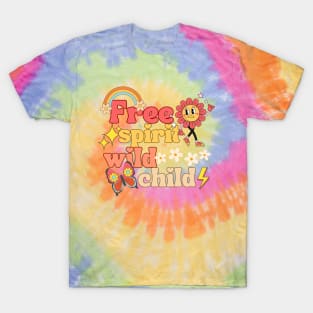 Free Spirit Wild Child Retro T-Shirt